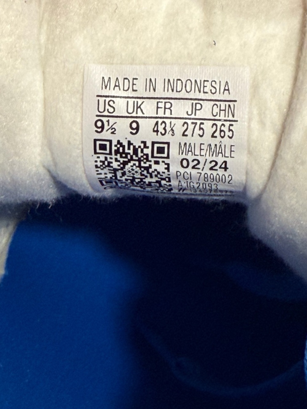 NEW Adidas Originals Gazelle- Blue Cloud White (IG2093) - Picture 6 of 8